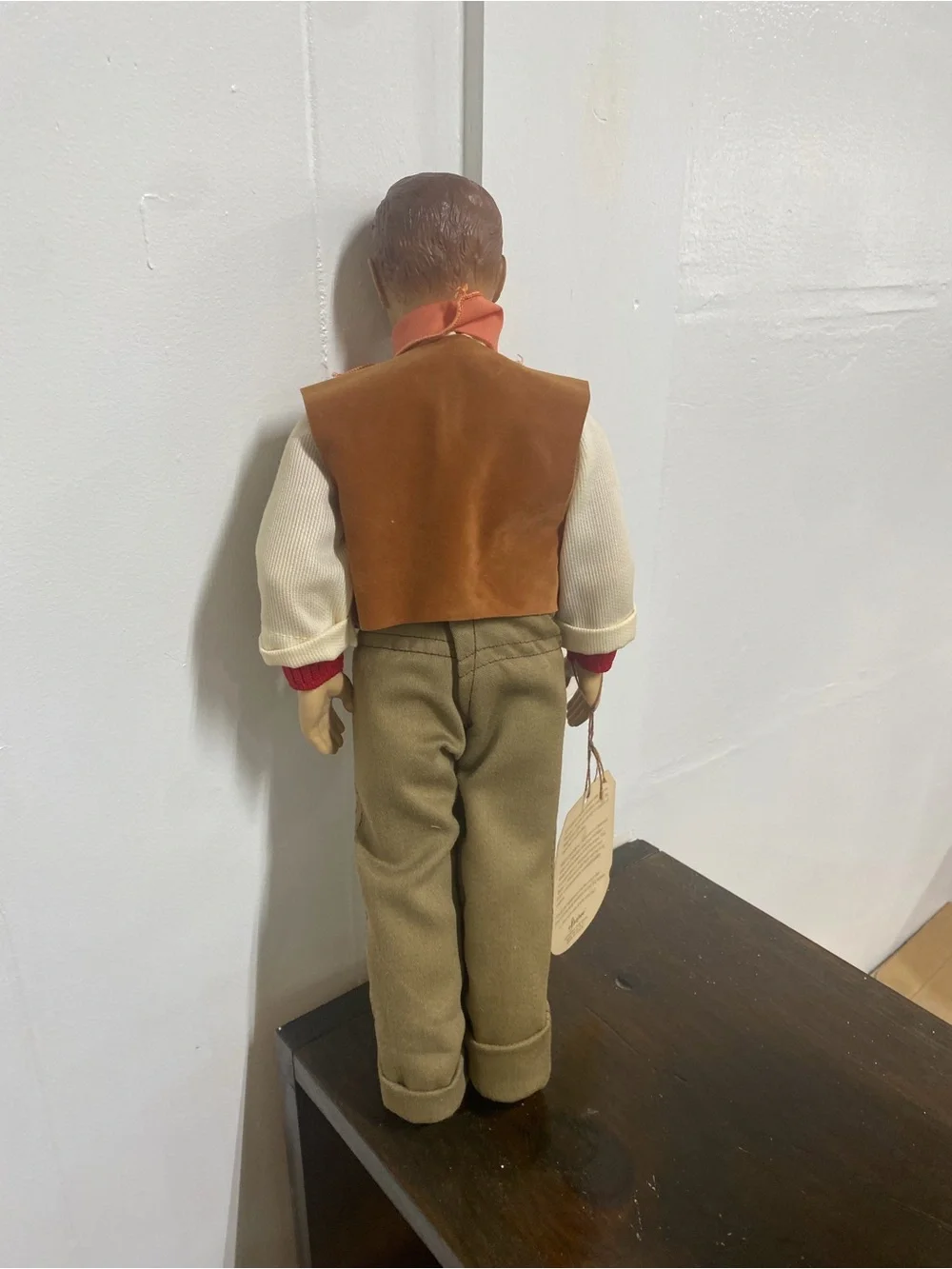 John Wayne Collector Cowboy Figurine in Tan and Brown 1981